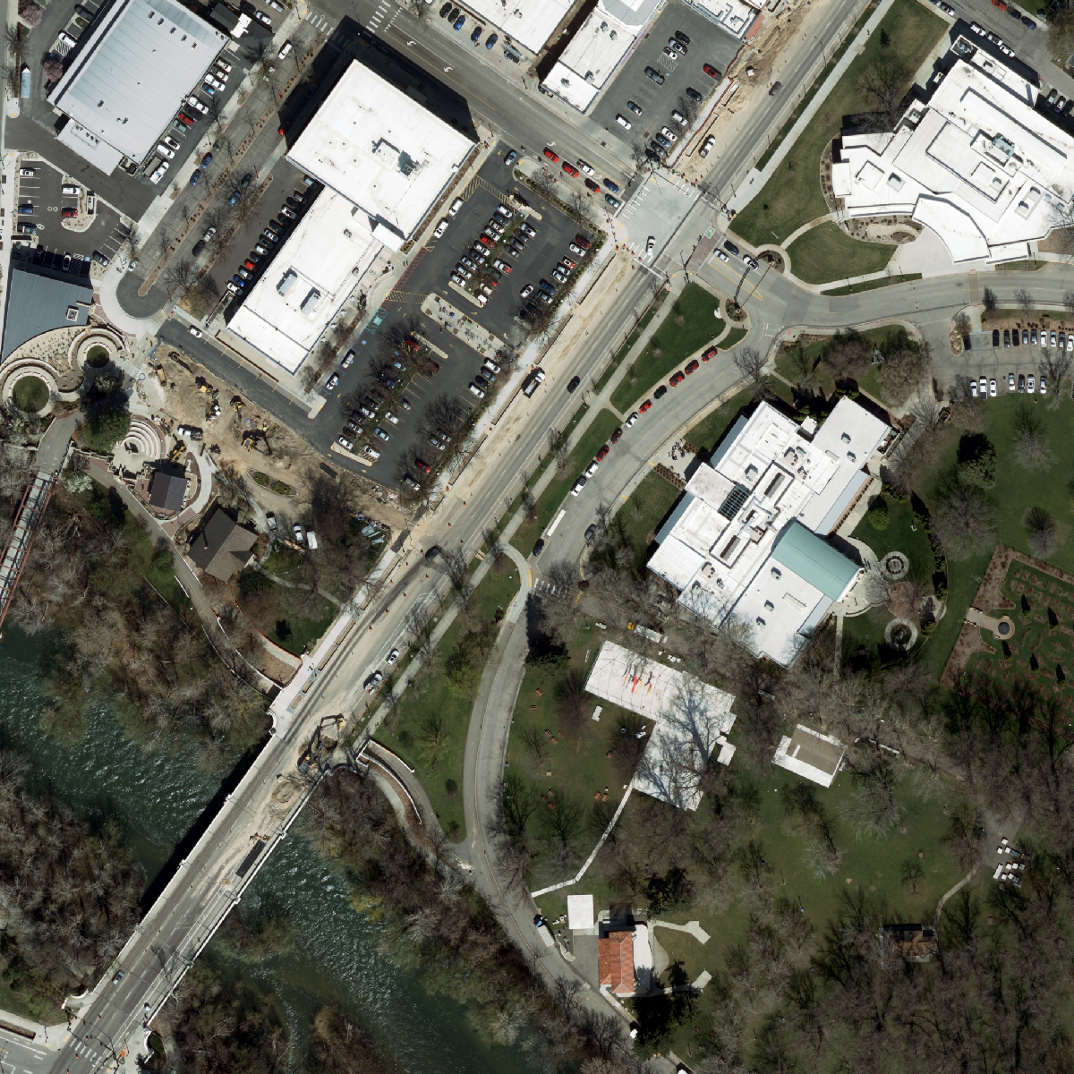 Aerial view of Boise